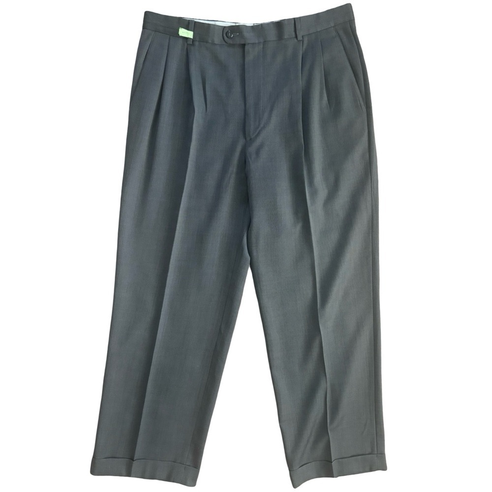 Zanella BENNETT trousers - dark gray - wool- 35